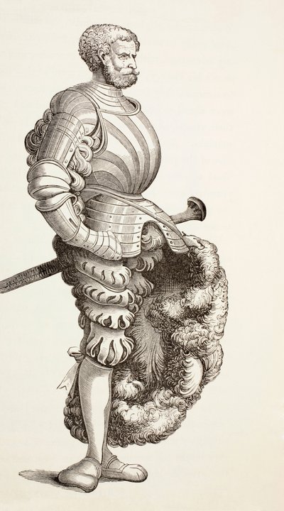 Un caballero alemán, de 
